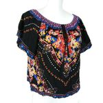Flying Tomato Women’s XS FLYING TOMATOES Crop Tassel Blouse Photo 1