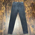 American Eagle  black size 8 curvy highest rise normcore jeggings Photo 3