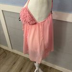 Passion Forever Pink  Nighty Babydoll Sheer Camisole Adorable SZ Large Photo 3