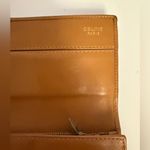 CELINE  Vintage Macadam Long Wallet Tan Canvas Leather Trim Made In Italy Photo 8