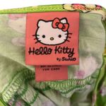 Hello Kitty  Pajama Set Womens L Green Sanrio Cami Top and Shorts Cute‎ Sleepwear Photo 6