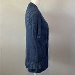 Merona  Short Sleeve Open Knit Linen Blend Sweater Blue Size XS Photo 1