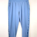 Athleta  Womens Pants Blue  Nolita Slim Tapered Crop Pull On Stretch Size 16 Tall Photo 1