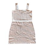 J.Crew  Sequin Skirt and Top Set Sunfaded Pink Style BI282 NEW Photo 2