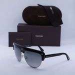 Tom Ford  SUNGLASSES FT0318 01B Shiny Black / Smoke Gradient Photo 2