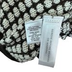 Loft Ann Taylor Womens Sz XS Black White Knit Open Cardigan Bat Sleeves Photo 7