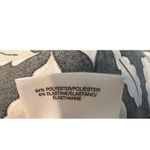 Anne Klein Mock Neck Short Sleeve Leaf Print Blouse XS Photo 7