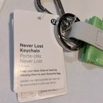 Lululemon OG Never Lost Keychain Color Scream Green/Vapor Rare HTF NWT Photo 6