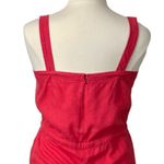 Gap Women's Romper Pink Adjustable Straps Linen Blend Salmon Pink New Size 14 Photo 7