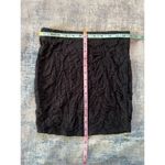 Material Girl NWT!  Caviar Black Crinkle Textured Stretch Mini Skirt Medium Photo 4