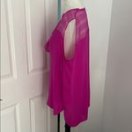 Elie Tahari  Pink Sleeveless Ruffle Blouse Photo 1
