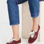 Vans Burgundy suede low top sneaker sz 7.5 Photo 0