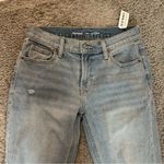 Old Navy NEW  Mid Rise Boyfriend Denim Jeans Distressed SIZE 00 Photo 3