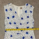 Hugo Boss  Desmala Gathered Mini Dress Blue Dot Fantasy US 4 Photo 10