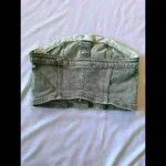 Divided M denim cropped cargo bustier bralette top Size S Photo 1