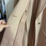 Elizabeth and James  Women's Tan Belted Coat XXL Photo 5