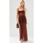 RUNAWAY THE LABEL Tallula Maxi Dress in Espresso New Small Womens Gown Photo 14