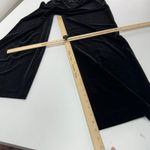 XSCAPE by Joanna Chen Pants Womens Medium Black Velvet Beaded Belt Wide‎ Leg Photo 6