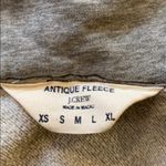 J.Crew  Cotton Grey Belted Cardigan Antique Fleece Size Small Sweatshirt. Photo 3