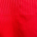 WAYF NWT  size small red v‎ neck romper ruffle front and rear zip up rear Photo 6