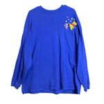 Disney Store Vintage Winnie the Pooh Piglet Embroidered Shirt Womens XXL Blue Photo 1