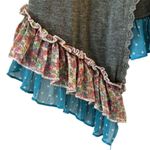 Spoiled Women's Gothic Cosplay Ruffled Sleeveless Vest Blouse Multicolor Size S Pink Photo 4