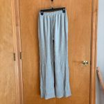 Abercrombie & Fitch  Womens Lounge Pants Drawstring Wide Leg Blue Small‎ Long Photo 2