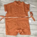 Etica oversized adeya utility romper hazel size small Orange Photo 10