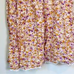 Jessica Simpson White Crochet Top Floral Mini Dress - Size: Medium Photo 3