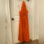 ZARA  Orange Halter Sundress for Cocktail Nights Photo 1