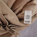 Cato Tan Pencil Buckle Faux Suede Western Zip Stretch Knee Length Skirt Plus 18W Photo 6