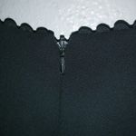 Donna Morgan  4P Little Black Sheath Knit Dress Capped Sleeves Petite Funeral Photo 3