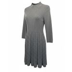 Eliza J  Gray Classic Women's Turtleneck Fit & Flare Knit Sweater Dress Small Photo 1