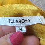 Tularosa Revolve I’m Yours Golden Yellow Peplum Long Sleeve Top Size Medium Photo 3