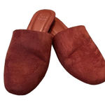 A New Day maroon suede slide on shoes Photo 0
