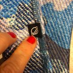 Terez  Cropped Denim-like Camouflage Capri Leggings Photo 5