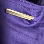 Vince Camuto Tie Front Plum Purple Halter One Piece Swimsuit Size 14 Photo 8