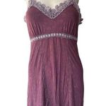 NWOT POL Laced Burgundy Dress. M Purple Size M Photo 0