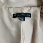 Adrianna Papell Champagne Blush Drape Front Blazer Small Office Classic Sleek Photo 9