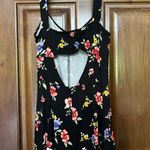 Forever 21 Black Floral Romper Photo 1