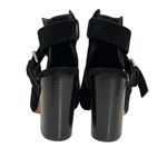 Paige Mimi Black Suede Block Heel Sandal 8 Photo 5