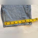 LIONESS  straight leg‎ jeans, faded blue, split at ankle. Size Medium Photo 7
