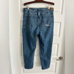 American Eagle  Mom Ripped Straight Jeans Blue Size 16 Photo 8