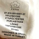 Farm Rio Solana lace midi White dress size small Anthropologie Photo 13