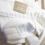 Madewell New!‎  High-Rise Denim Shorts in Tile White size 37 Photo 13