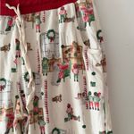 Burt’s Bees Baby Santa’s Workshop Organic Cotton PJ Pajama Bottoms ONLY Large Red Photo 5