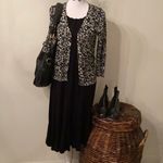 M Kalam szM sundress stitching around the neck & a ruffle around the bottom EUC Black Size M Photo 1