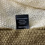 POL Sweater Womens Large Striped Brown Green Oversized Everyday Basic Neutral Photo 7