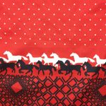 The Limited  Horse Print Rust Scarf Photo 2