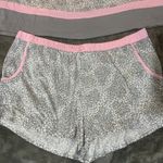 Vera Wang Simply Vera Sleep Set Women's Large Gray Leopard Print Tank & Shorts Photo 4